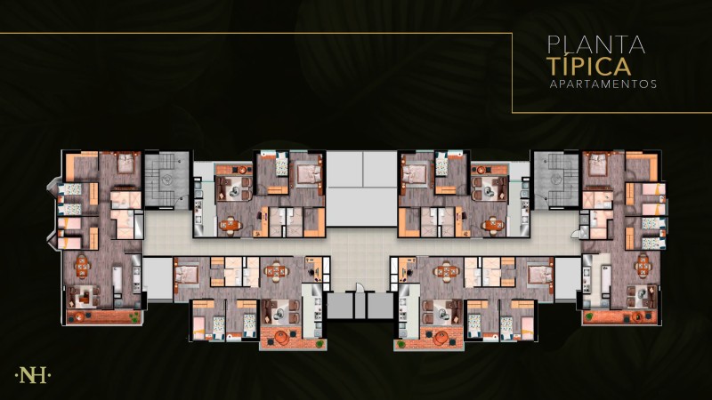 Planta Típica de Apartamentos